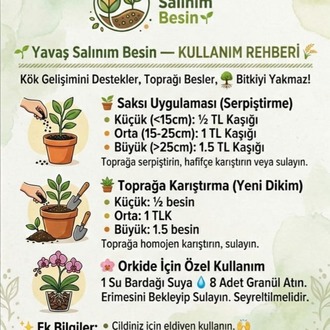 Yavaş Salınımlı Akıllı Bitki Besini – Kök ve Toprak Destekleyici - görsel 5